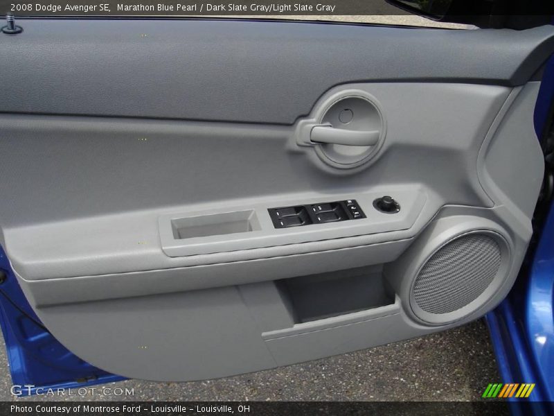 Marathon Blue Pearl / Dark Slate Gray/Light Slate Gray 2008 Dodge Avenger SE