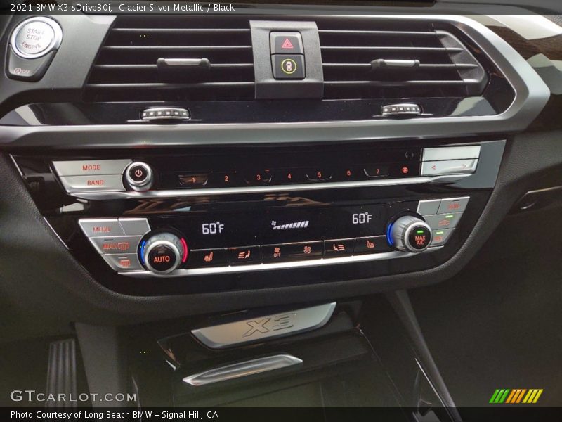Glacier Silver Metallic / Black 2021 BMW X3 sDrive30i
