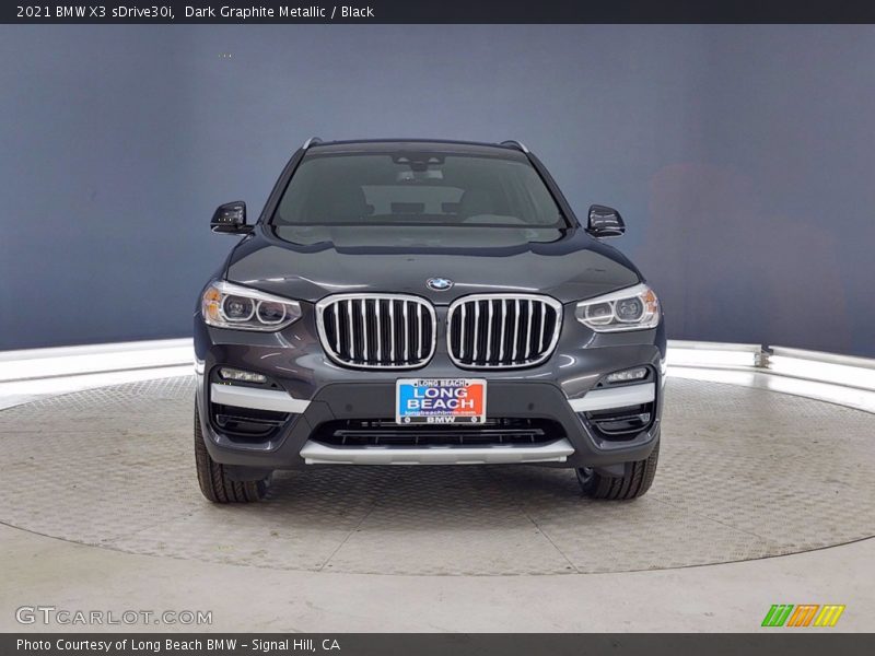 Dark Graphite Metallic / Black 2021 BMW X3 sDrive30i