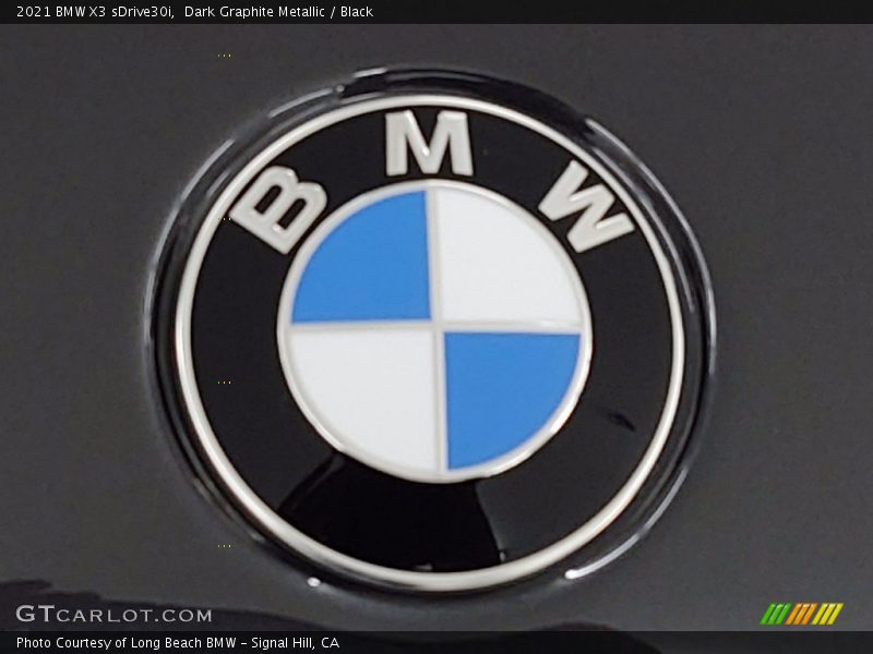Dark Graphite Metallic / Black 2021 BMW X3 sDrive30i