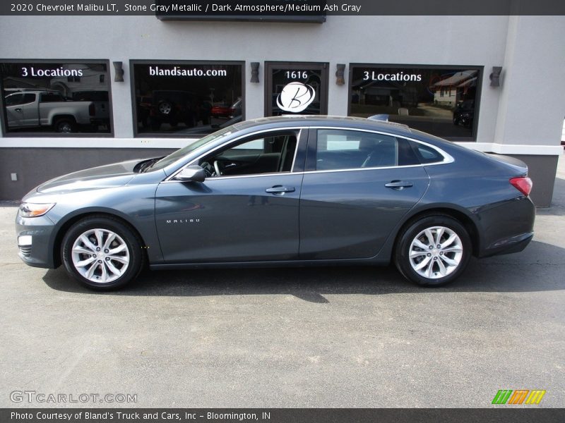 Stone Gray Metallic / Dark Atmosphere/Medium Ash Gray 2020 Chevrolet Malibu LT