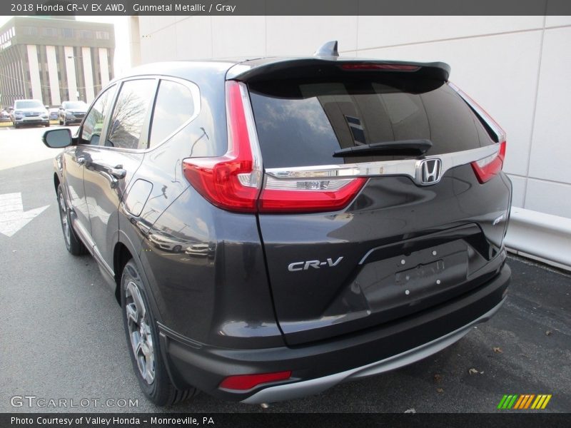 Gunmetal Metallic / Gray 2018 Honda CR-V EX AWD