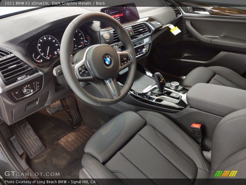 Dark Graphite Metallic / Black 2021 BMW X3 sDrive30i
