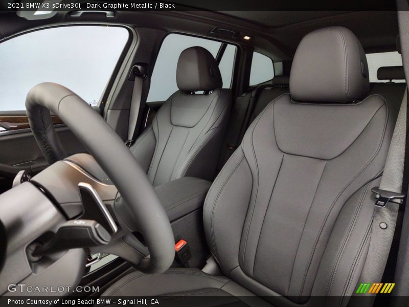 Dark Graphite Metallic / Black 2021 BMW X3 sDrive30i