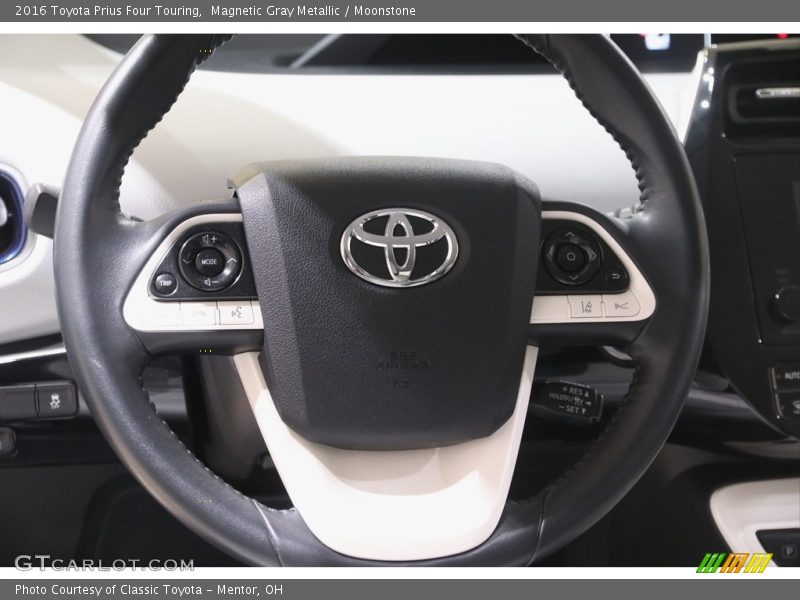 Magnetic Gray Metallic / Moonstone 2016 Toyota Prius Four Touring