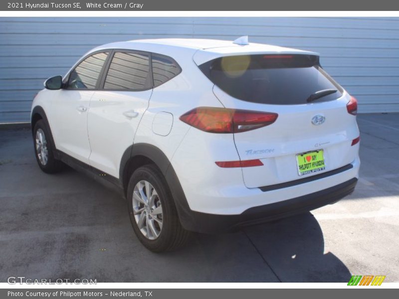 White Cream / Gray 2021 Hyundai Tucson SE