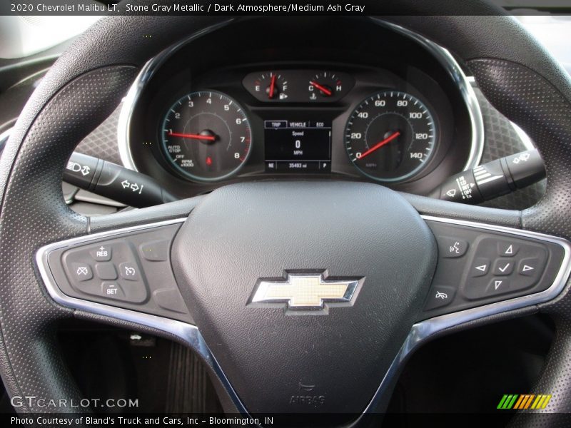 Stone Gray Metallic / Dark Atmosphere/Medium Ash Gray 2020 Chevrolet Malibu LT