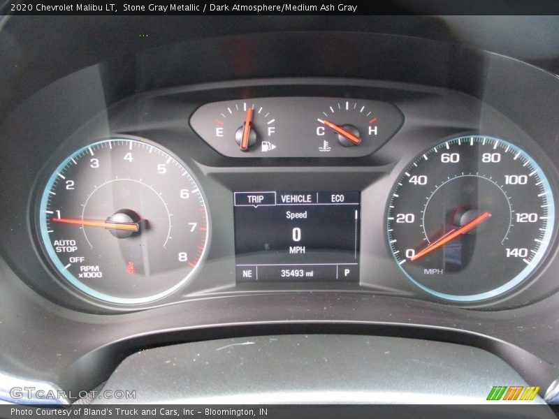 Stone Gray Metallic / Dark Atmosphere/Medium Ash Gray 2020 Chevrolet Malibu LT