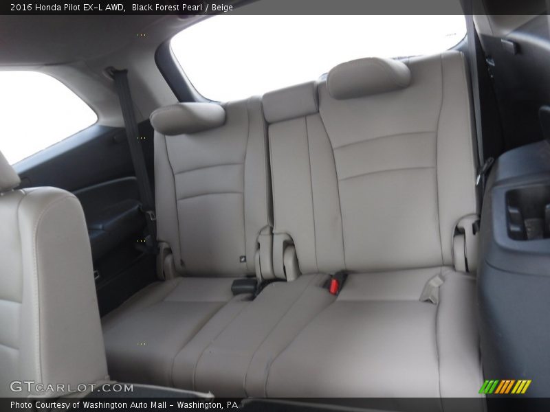 Black Forest Pearl / Beige 2016 Honda Pilot EX-L AWD
