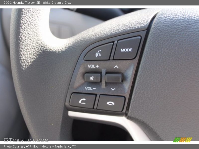 White Cream / Gray 2021 Hyundai Tucson SE