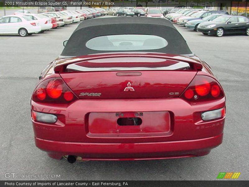 Patriot Red Pearl / Black 2001 Mitsubishi Eclipse Spyder GS