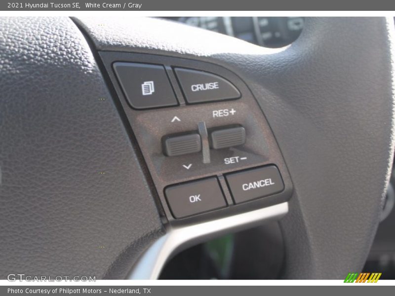 White Cream / Gray 2021 Hyundai Tucson SE