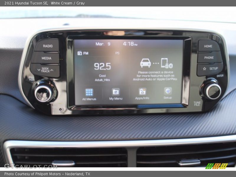 White Cream / Gray 2021 Hyundai Tucson SE