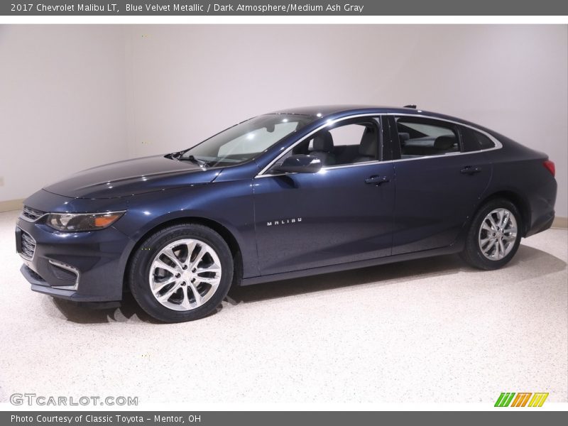 Blue Velvet Metallic / Dark Atmosphere/Medium Ash Gray 2017 Chevrolet Malibu LT
