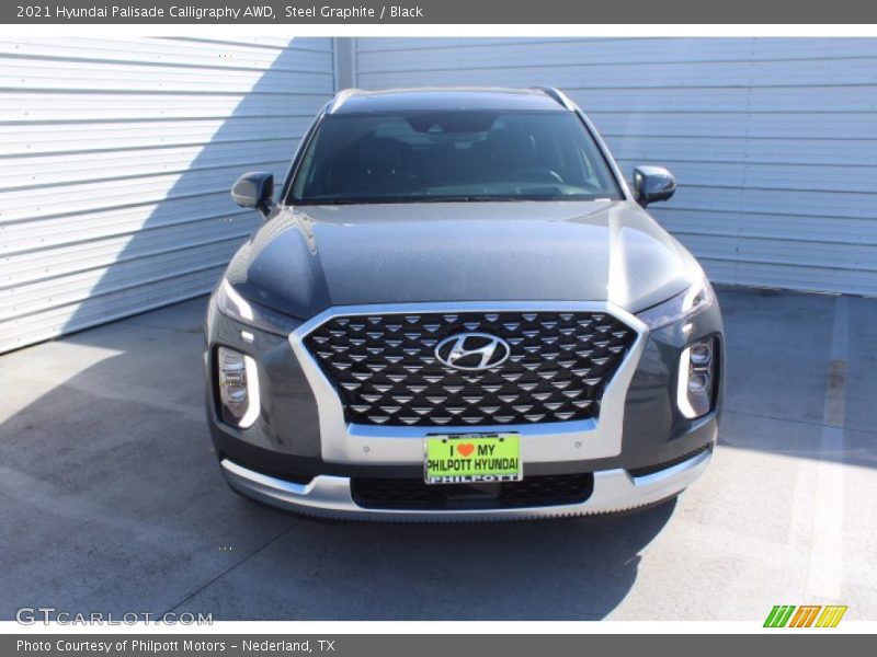 Steel Graphite / Black 2021 Hyundai Palisade Calligraphy AWD