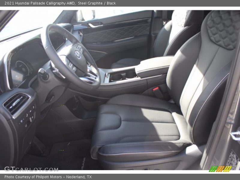 Steel Graphite / Black 2021 Hyundai Palisade Calligraphy AWD
