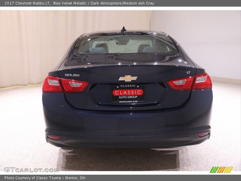 Blue Velvet Metallic / Dark Atmosphere/Medium Ash Gray 2017 Chevrolet Malibu LT