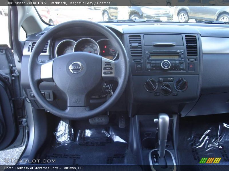 Magnetic Gray / Charcoal 2008 Nissan Versa 1.8 SL Hatchback