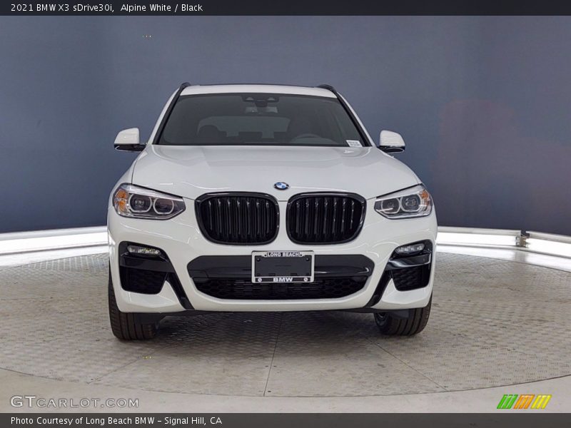 Alpine White / Black 2021 BMW X3 sDrive30i