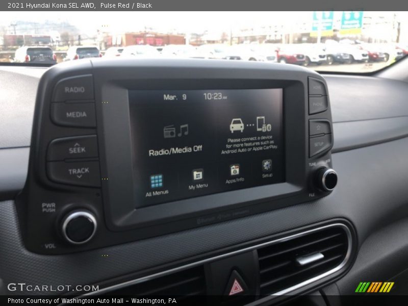 Pulse Red / Black 2021 Hyundai Kona SEL AWD
