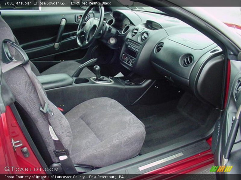 Patriot Red Pearl / Black 2001 Mitsubishi Eclipse Spyder GS