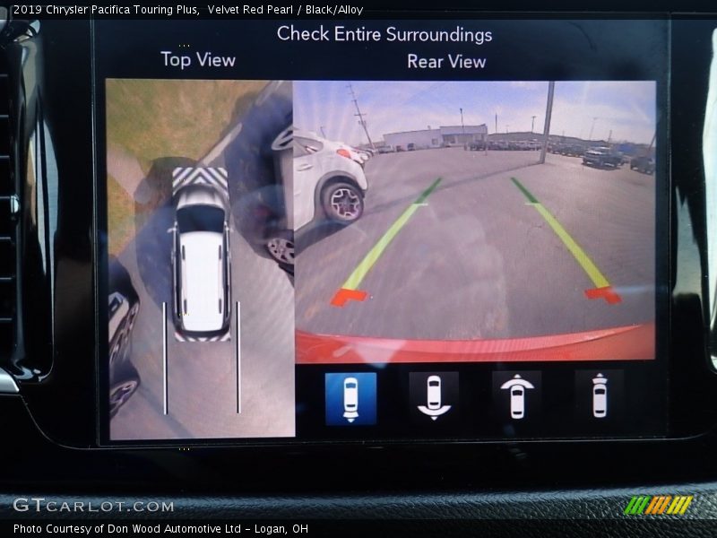 Velvet Red Pearl / Black/Alloy 2019 Chrysler Pacifica Touring Plus