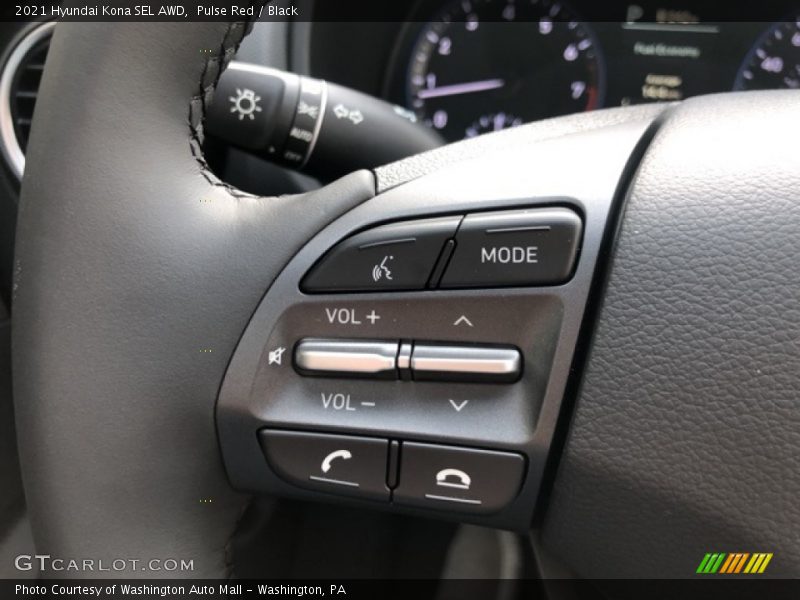 Pulse Red / Black 2021 Hyundai Kona SEL AWD