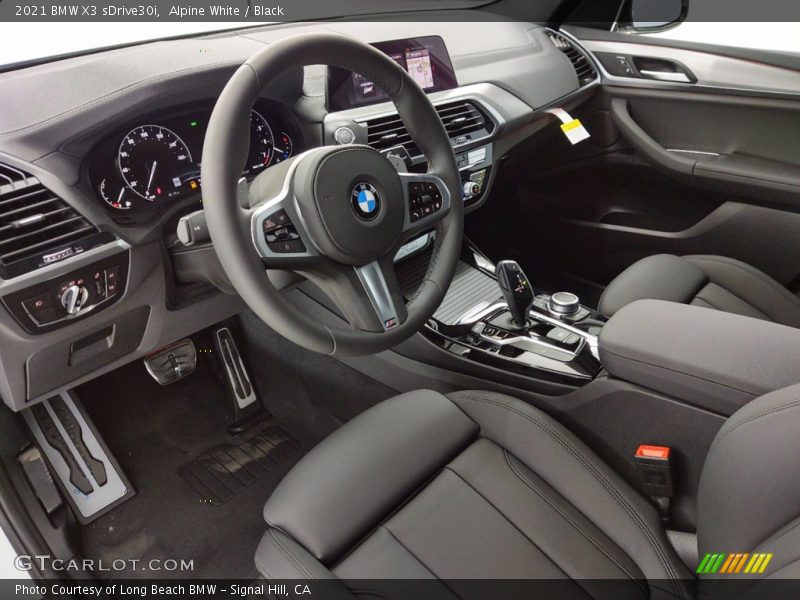 Alpine White / Black 2021 BMW X3 sDrive30i