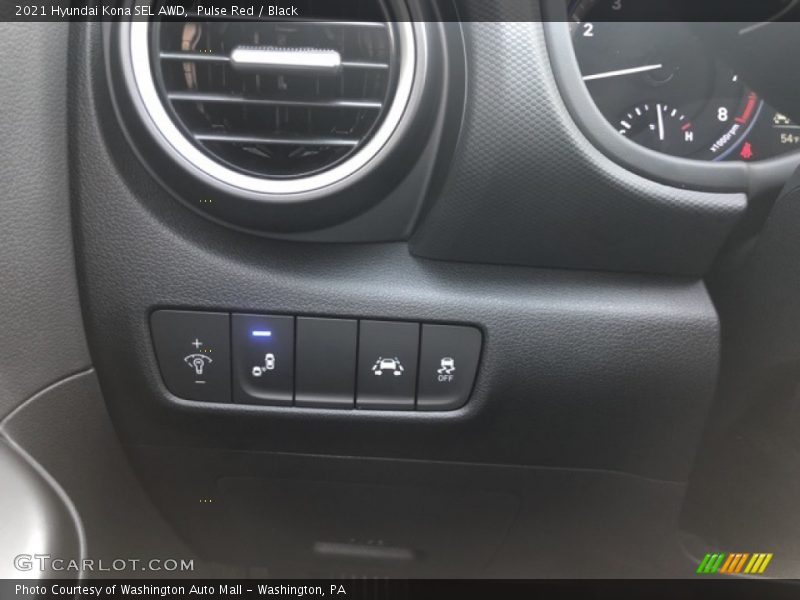 Pulse Red / Black 2021 Hyundai Kona SEL AWD