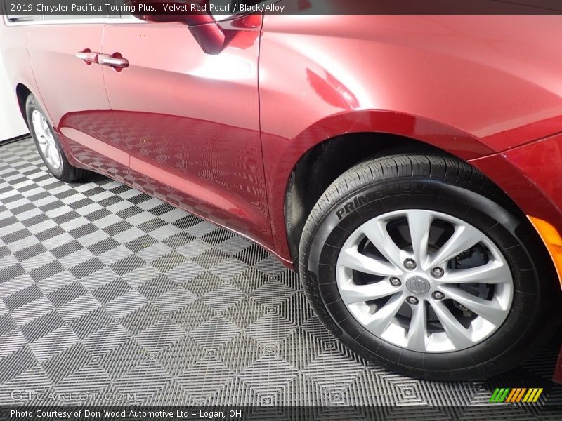 Velvet Red Pearl / Black/Alloy 2019 Chrysler Pacifica Touring Plus