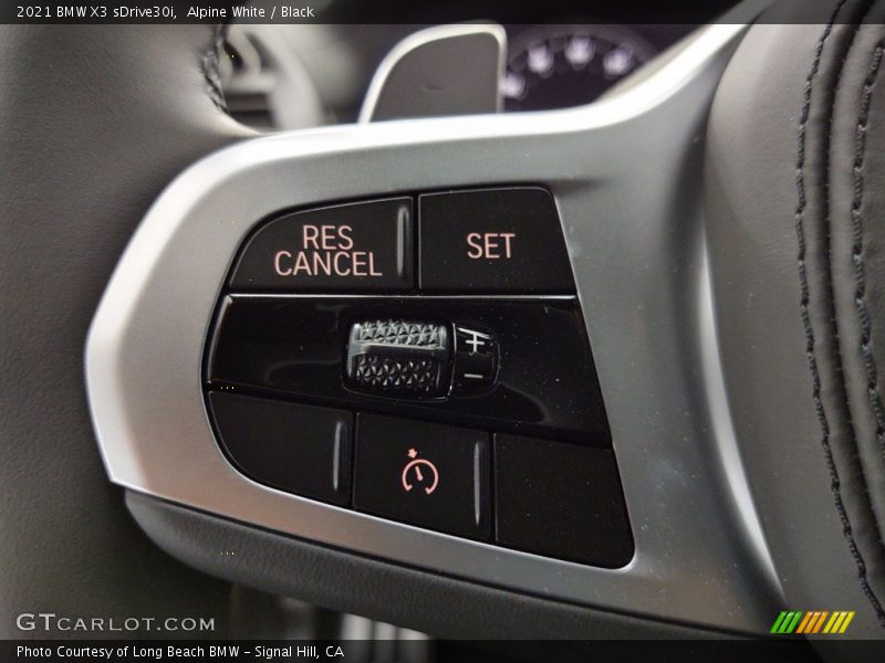 Alpine White / Black 2021 BMW X3 sDrive30i