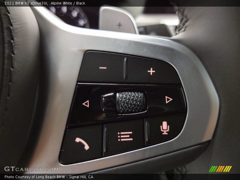 Alpine White / Black 2021 BMW X3 sDrive30i