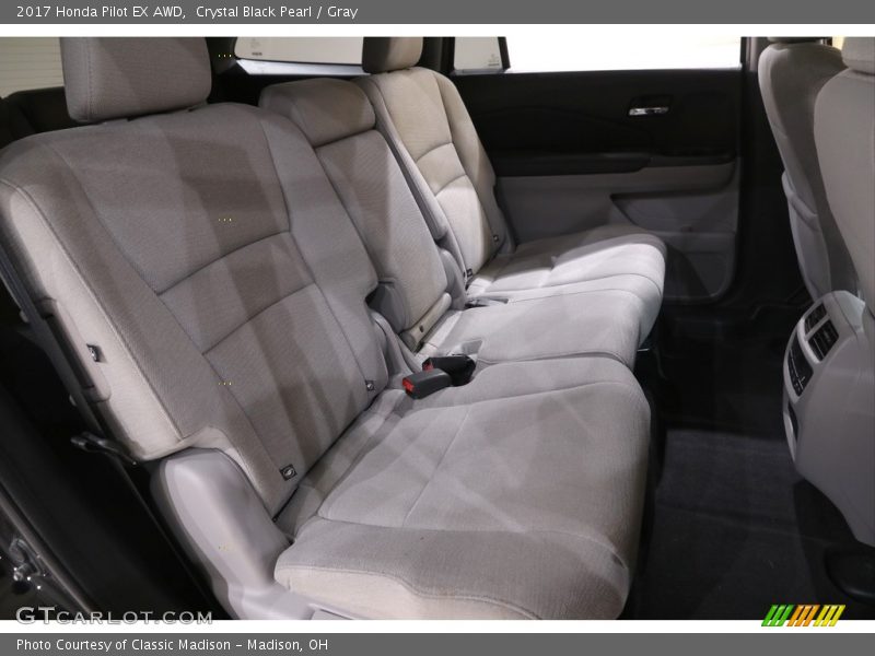 Crystal Black Pearl / Gray 2017 Honda Pilot EX AWD