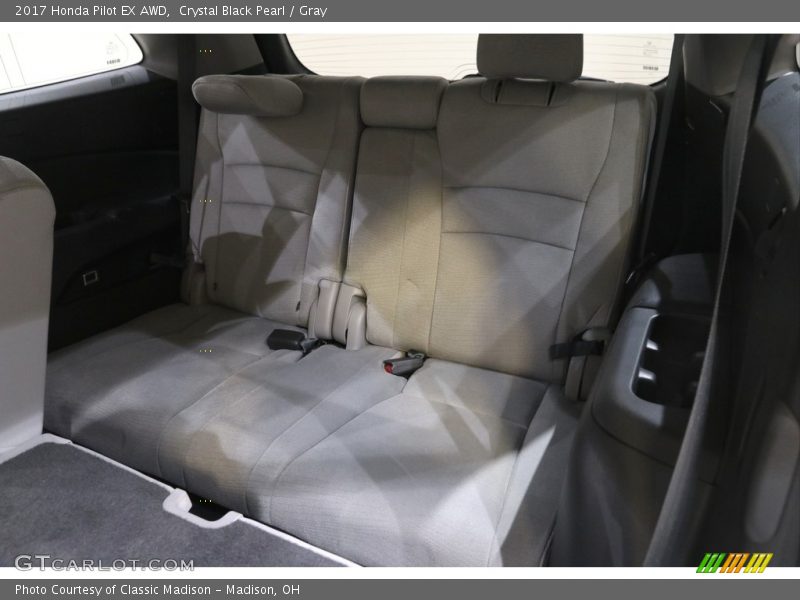 Crystal Black Pearl / Gray 2017 Honda Pilot EX AWD