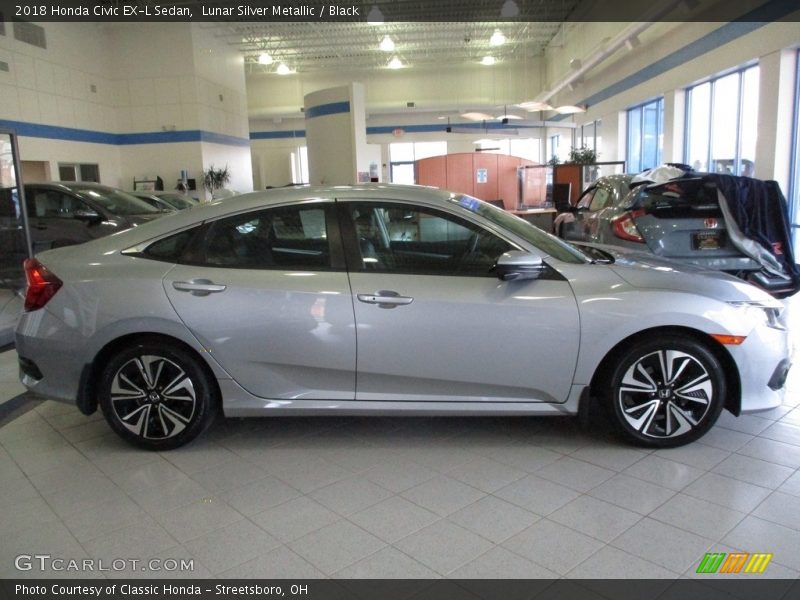  2018 Civic EX-L Sedan Lunar Silver Metallic