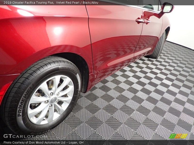 Velvet Red Pearl / Black/Alloy 2019 Chrysler Pacifica Touring Plus