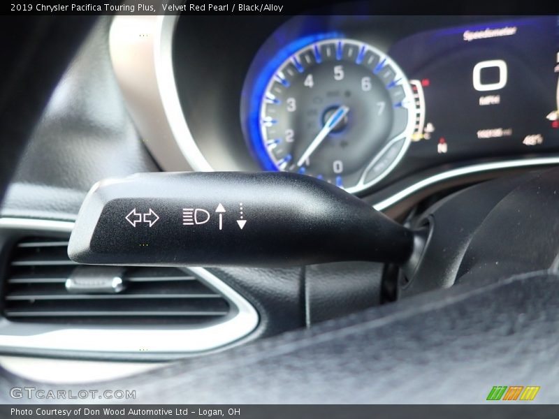 Velvet Red Pearl / Black/Alloy 2019 Chrysler Pacifica Touring Plus