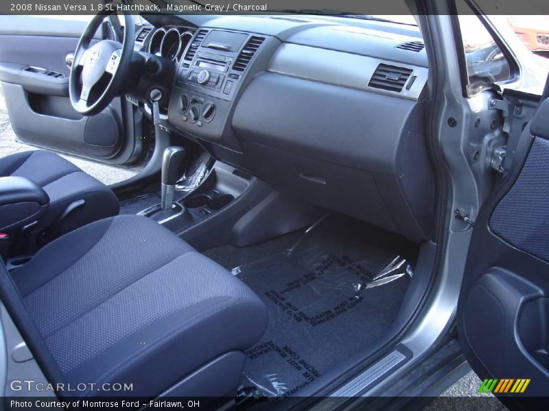 Magnetic Gray / Charcoal 2008 Nissan Versa 1.8 SL Hatchback