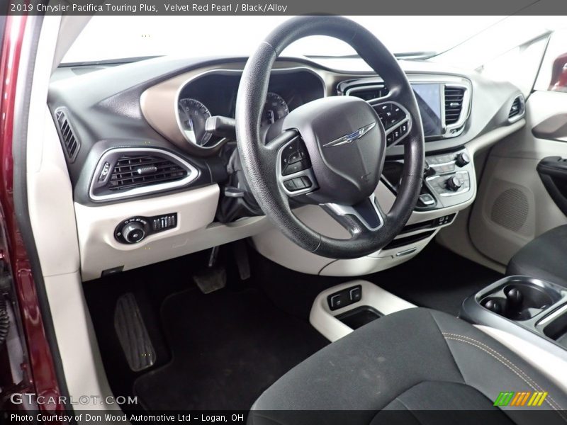 Velvet Red Pearl / Black/Alloy 2019 Chrysler Pacifica Touring Plus