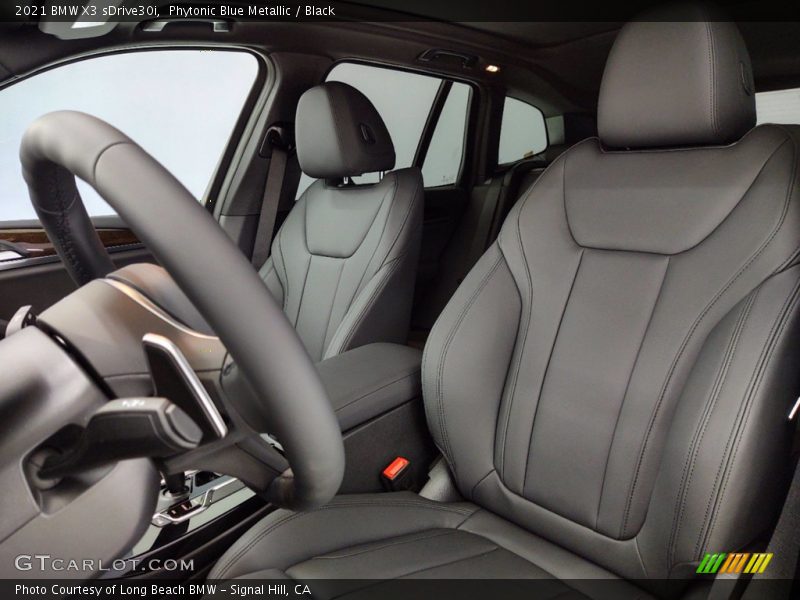 Phytonic Blue Metallic / Black 2021 BMW X3 sDrive30i