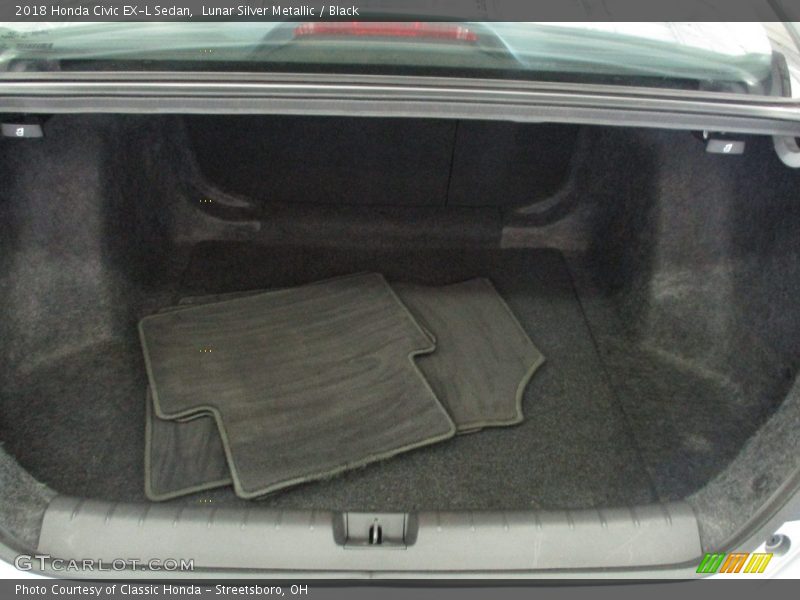 Lunar Silver Metallic / Black 2018 Honda Civic EX-L Sedan