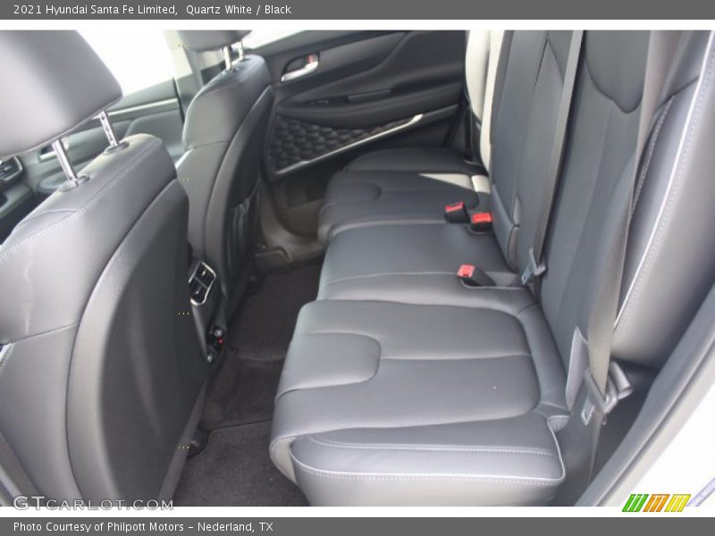 Quartz White / Black 2021 Hyundai Santa Fe Limited