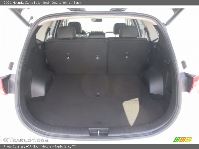 Quartz White / Black 2021 Hyundai Santa Fe Limited