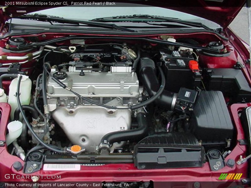 Patriot Red Pearl / Black 2001 Mitsubishi Eclipse Spyder GS