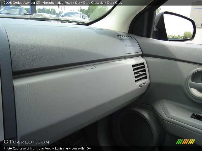 Marathon Blue Pearl / Dark Slate Gray/Light Slate Gray 2008 Dodge Avenger SE
