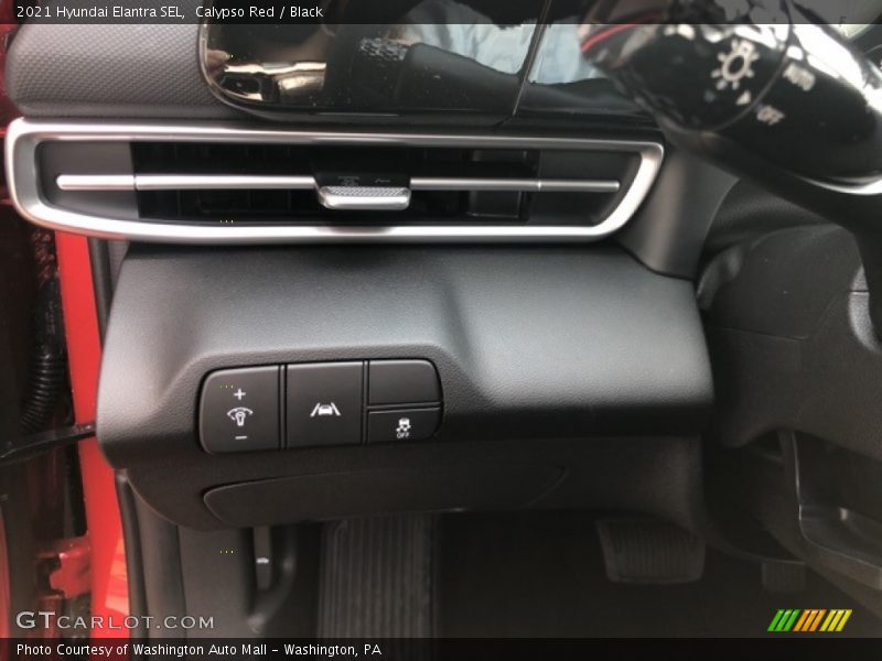 Calypso Red / Black 2021 Hyundai Elantra SEL