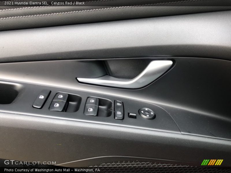 Calypso Red / Black 2021 Hyundai Elantra SEL