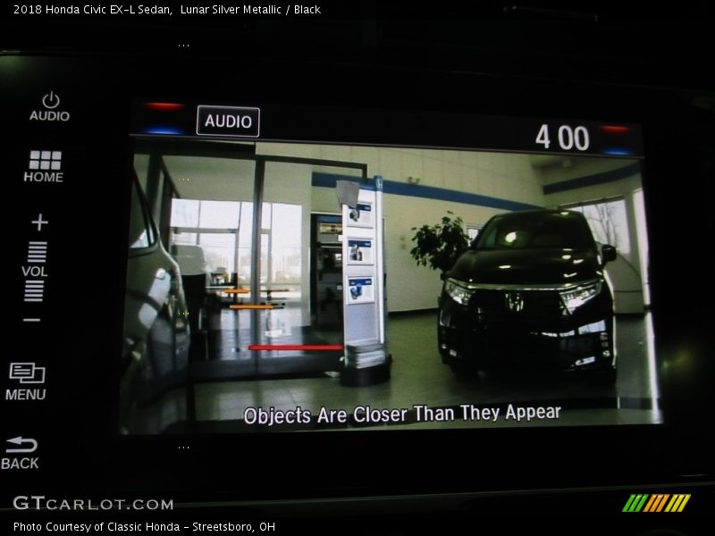 Lunar Silver Metallic / Black 2018 Honda Civic EX-L Sedan