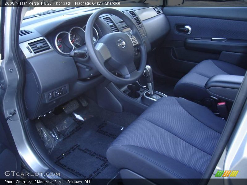 Magnetic Gray / Charcoal 2008 Nissan Versa 1.8 SL Hatchback