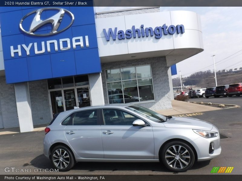 Stellar Silver / Black 2020 Hyundai Elantra GT